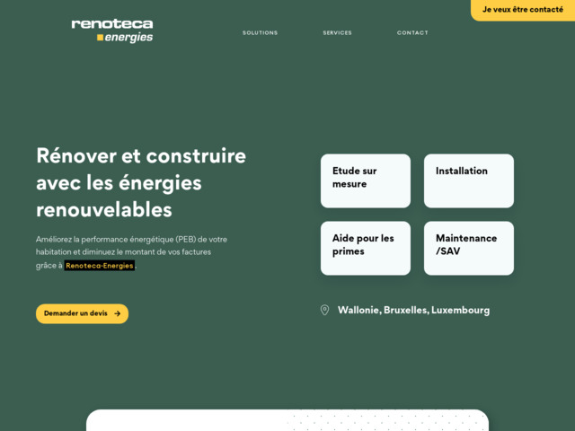 Renoteca-energies - installation de pompes à chaleur et photovoltaïque