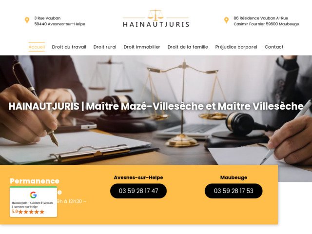 Avocat travail à Maubeuge, cabinet Hainautjuris