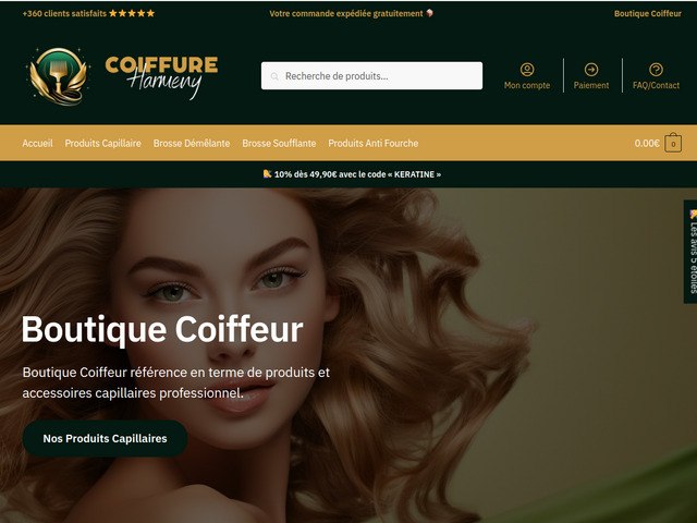 Boutique coiffeur