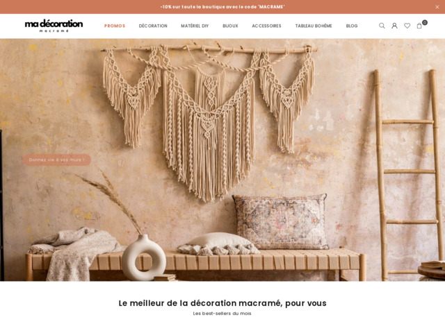 Ma décoration macramé | univers bohème