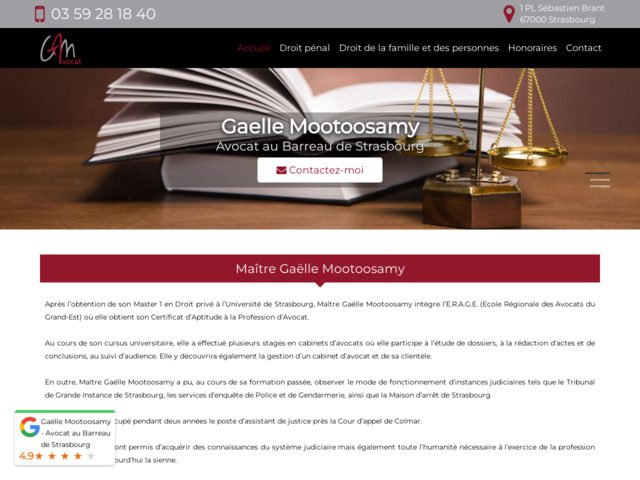 Avocat en droit pénal à Strasbourg