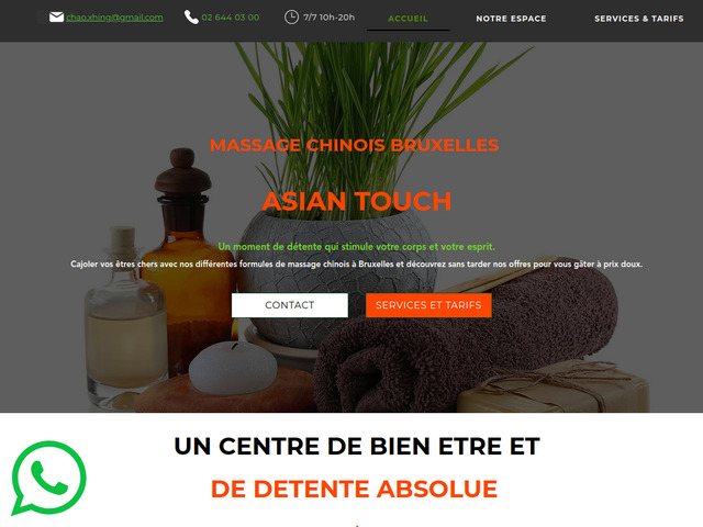 Asian Touch : offrez vous un massage chinois  Bruxelles