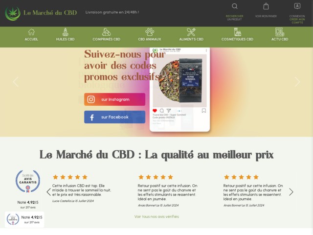 Le march du cbd