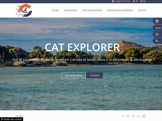 Sortie en mer Var - Cat Explorer