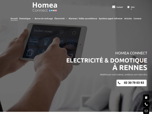 Homea connect spécialiste domotique générale en bretagne