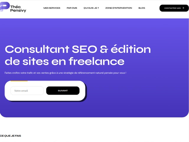 Théo Pensivy | consultant SEO & sites WordPress