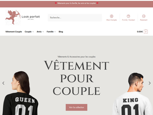 Vêtement couple