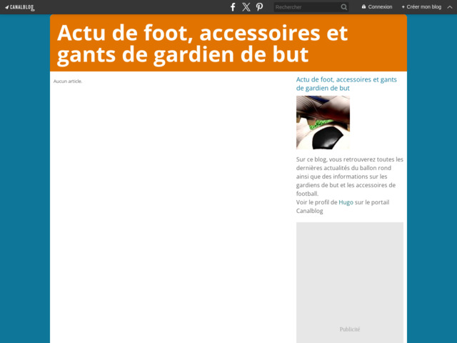 Football : les news et les quipements de gardien