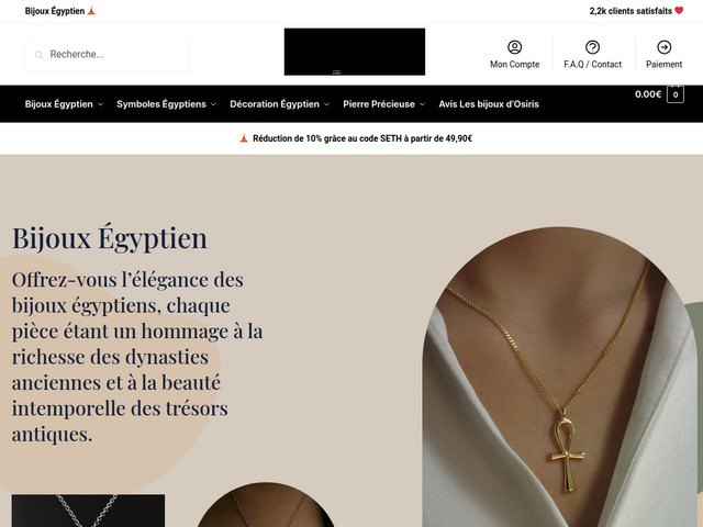 Bijoux égyptiens