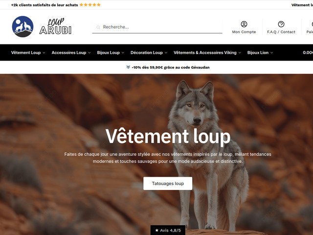 Vêtement loup
