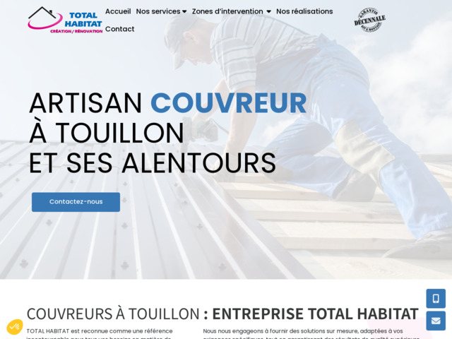 Travaux d'isolation à touillon