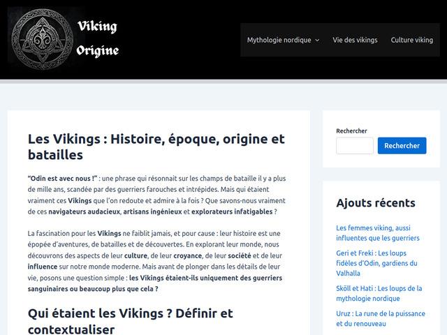 Viking Origine