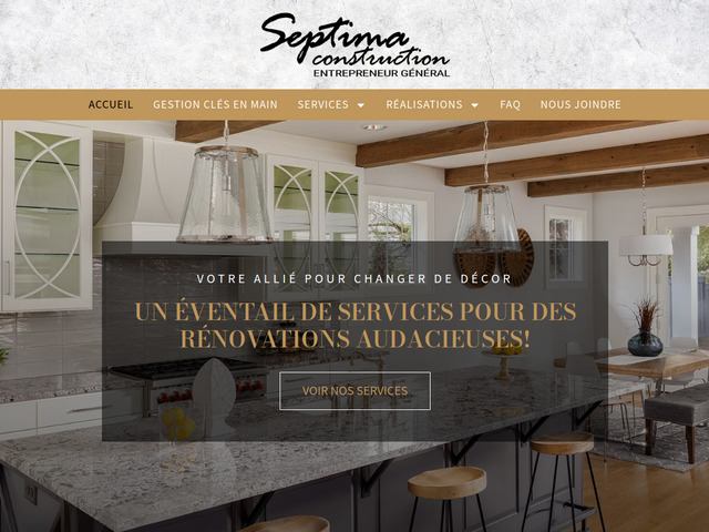 Entrepreneur général à Québec | Septima Construction
