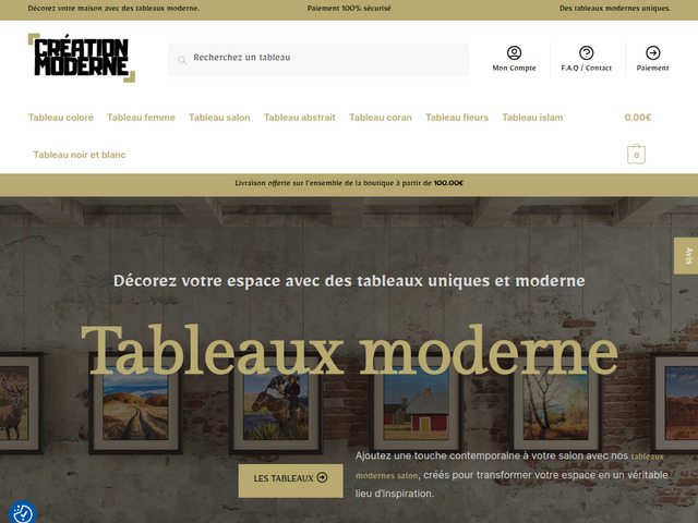 Tableaux moderne
