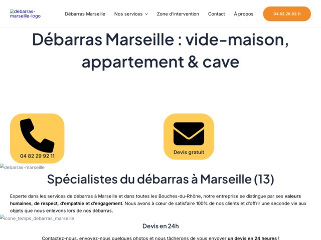 Débarras marseille : vide-maison, appartement, diogène, grenier et cave