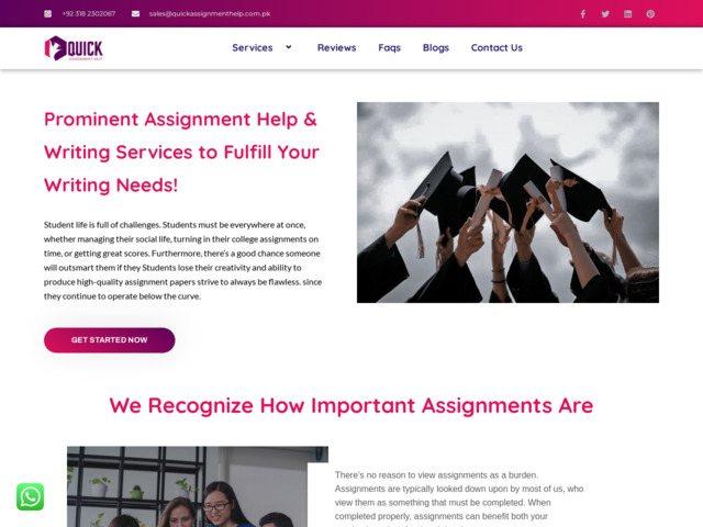 Quick assignment help