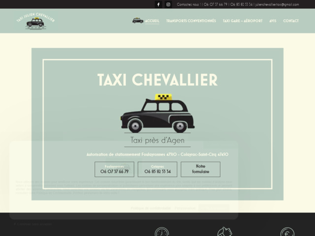 Taxi chevallier | taxi conventionné à agen