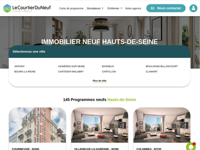 Immobilier neuf Hauts-de-Seine