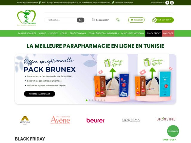 My Pharmacy - Parapharmacie en ligne en Tunisie