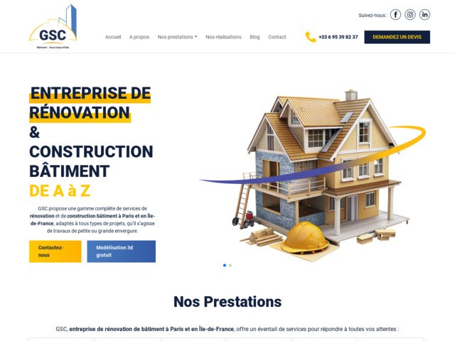 Gsc - entreprise générale de bâtiment
