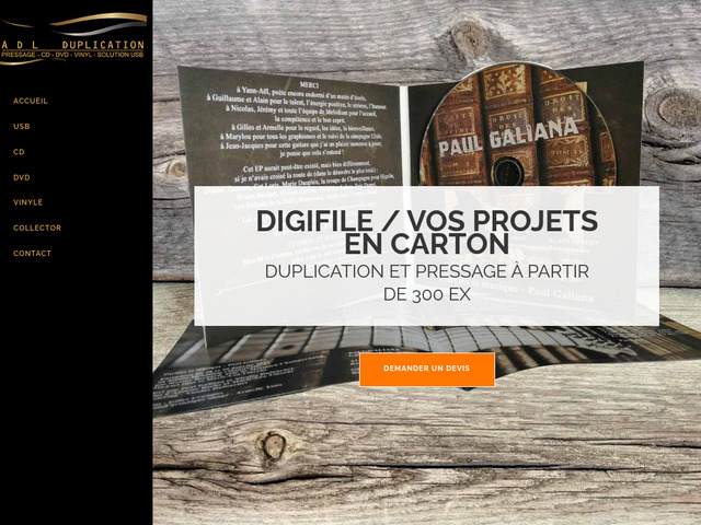Adl duplication: packaging cd Guyane