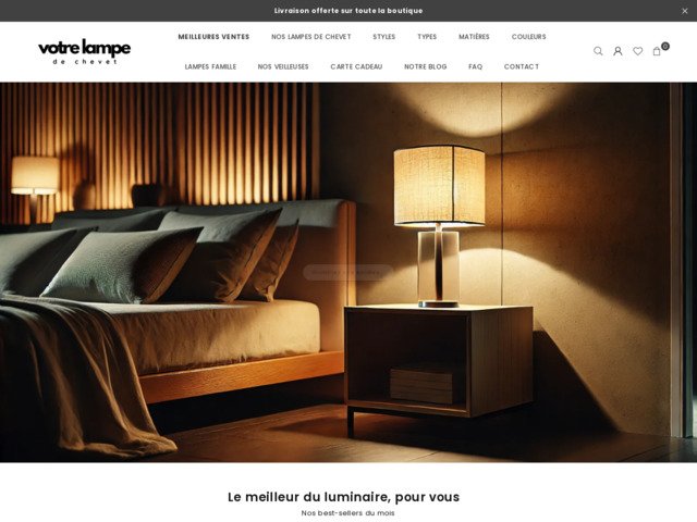 Votre lampe de chevet