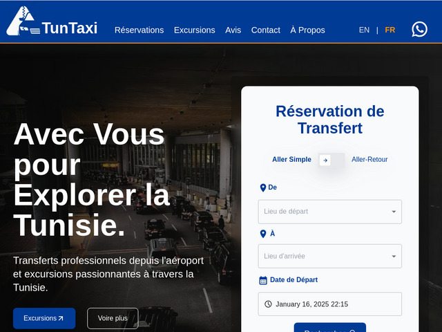 Tuntaxi – votre solution de transport fiable et rapide en tunisie