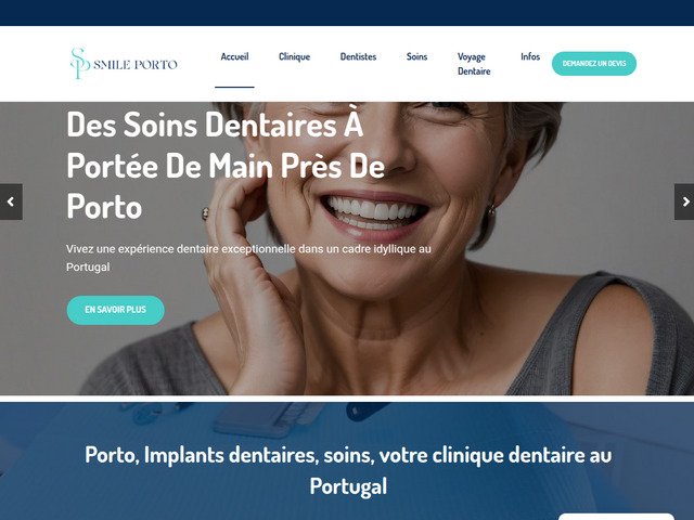 Soins dentaires de qualité au Portugal avec smile porto