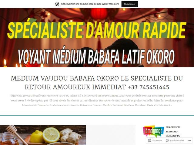 Medium vaudou Babafa Okoro le spcialiste du retour amoureux +33745451445