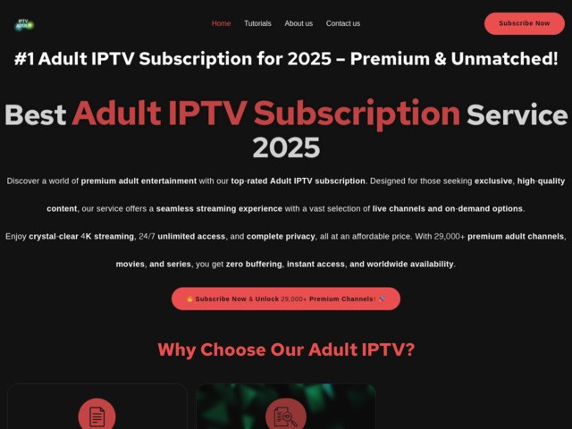 Best adult iptv subscription service