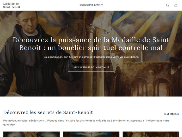 Médaille de Saint Benoît : bijoux religieux et protection spirituelle