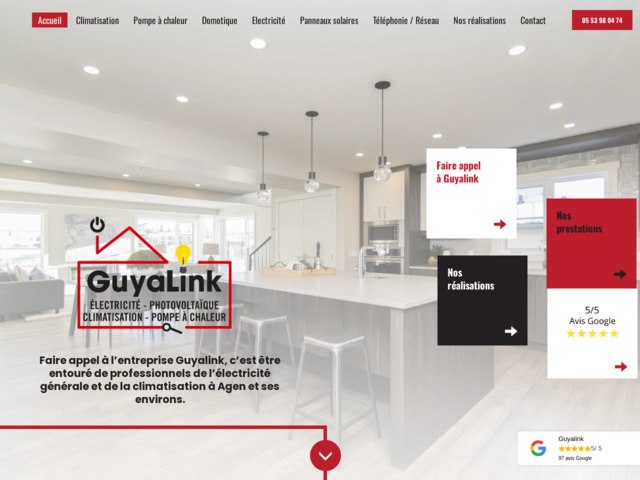 Guyalink - Climatisation et électricien