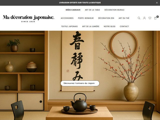 Ma décoration japonaise – objets décoratifs et art de vivre japonais