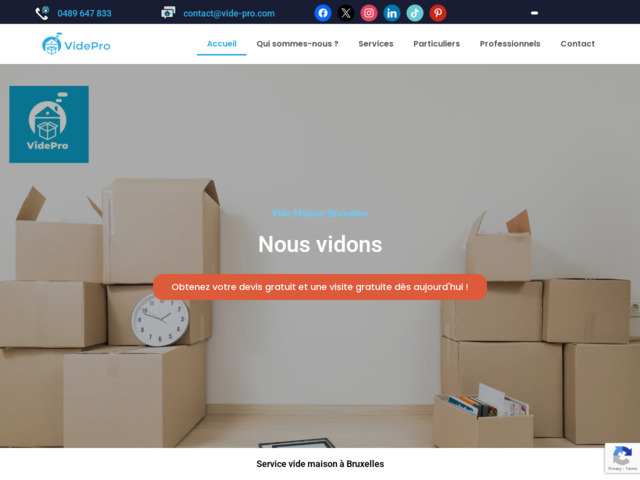 Vide maison  Bruxelles