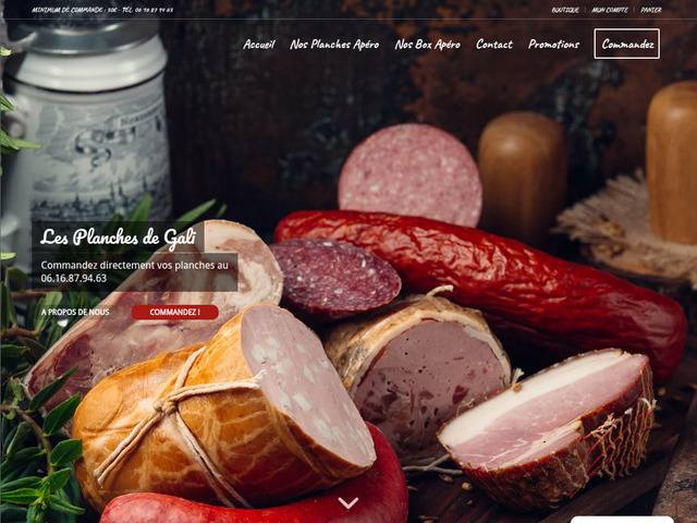 Livraison saucisson la seyne sur mer - les planches de gali