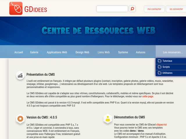 Gdides : centre de ressources web
