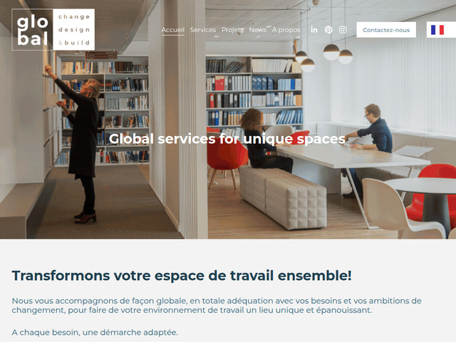 Global change, design & build