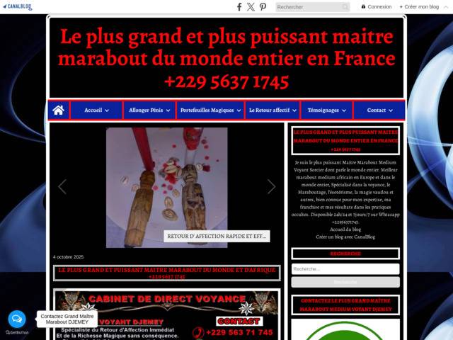 Le plus grand et plus puissant maitre marabout du monde entier en france
