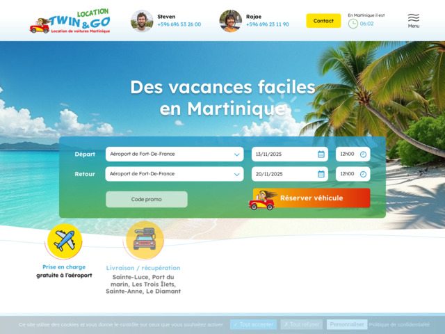 Location voiture martinique pas cher