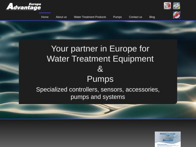 Advantage europe water treatment equipment and pumps