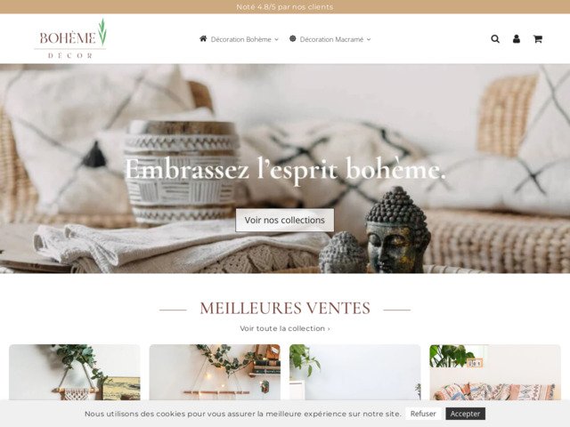 Votre boutique de d�coration boh�me