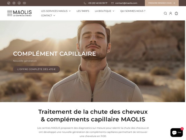 Maolis le centre du cheveu