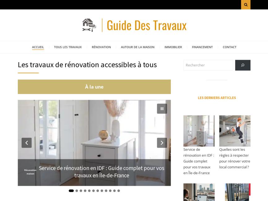 Guide des travaux