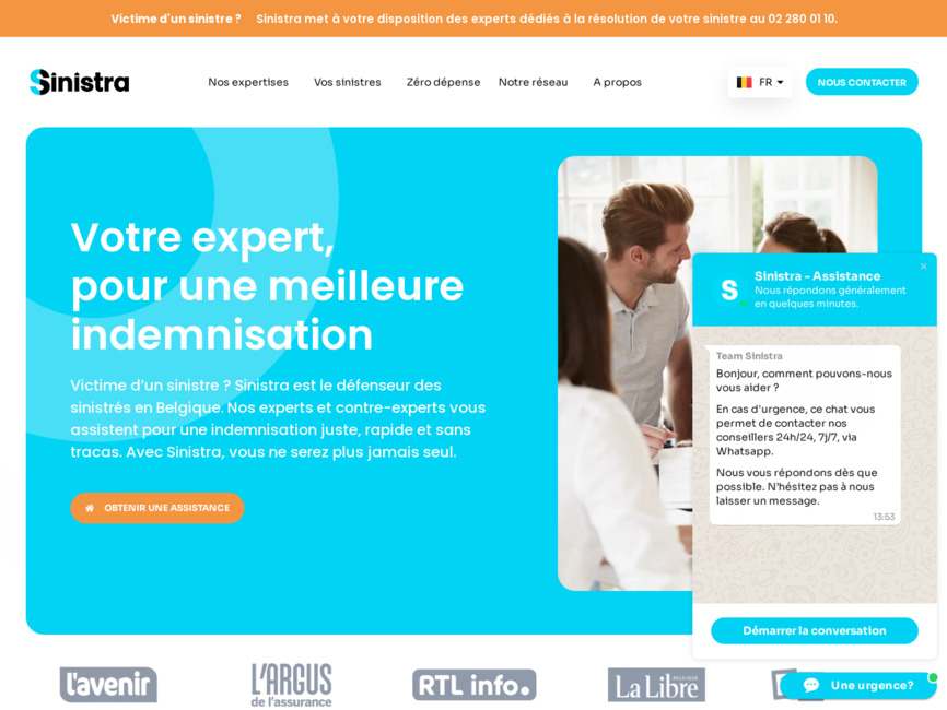 Sinistra | votre expert pour une meilleure indemnisation