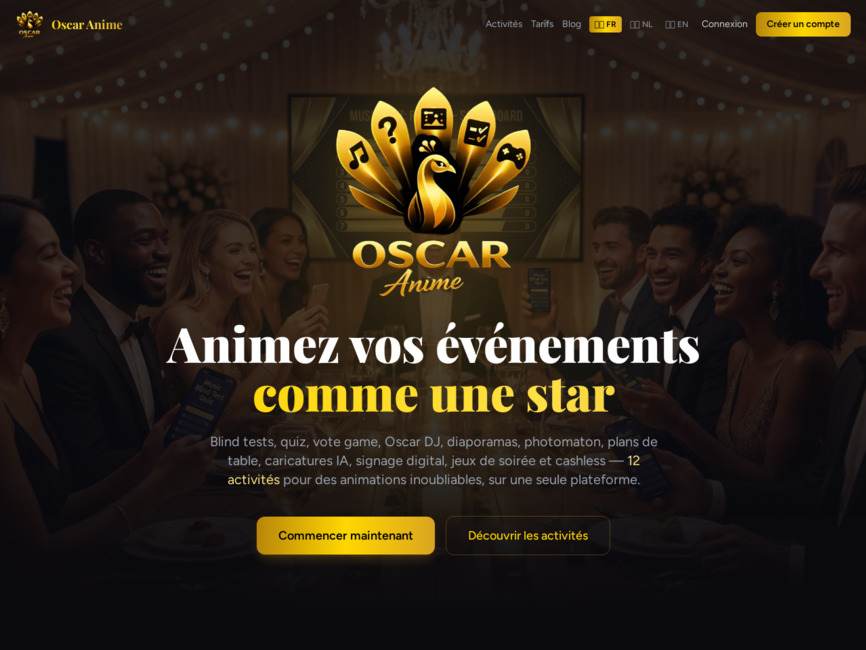 Oscar anime &mdash; l'animation de soir�e, sans prise de t�te