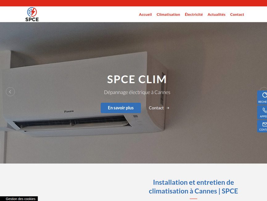  installateur de climatisation � cannes - spce 