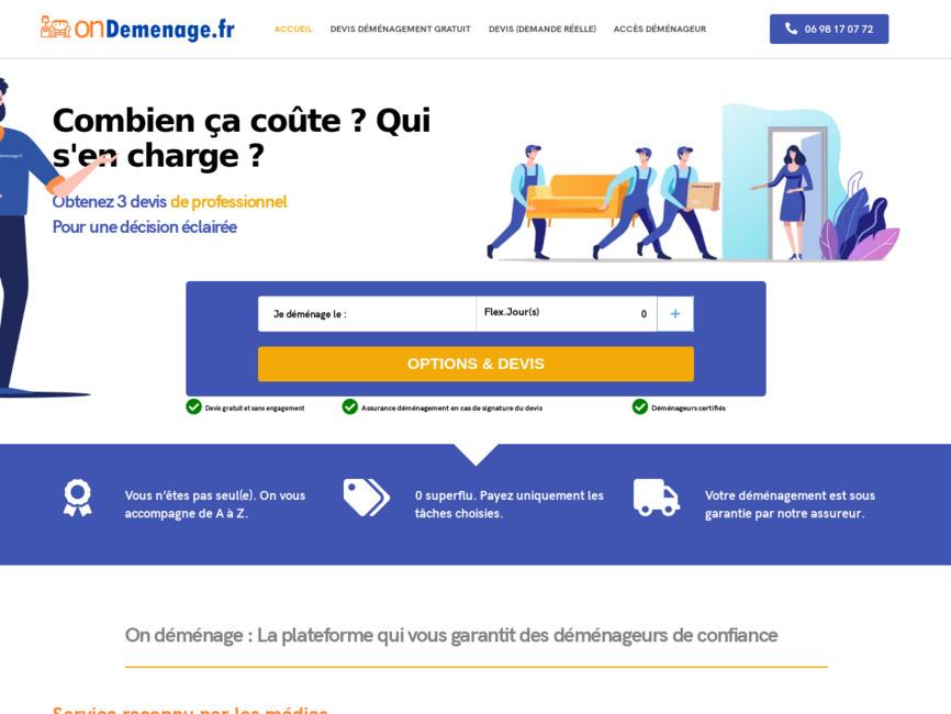 Entreprise d�m�nageur professionnel
