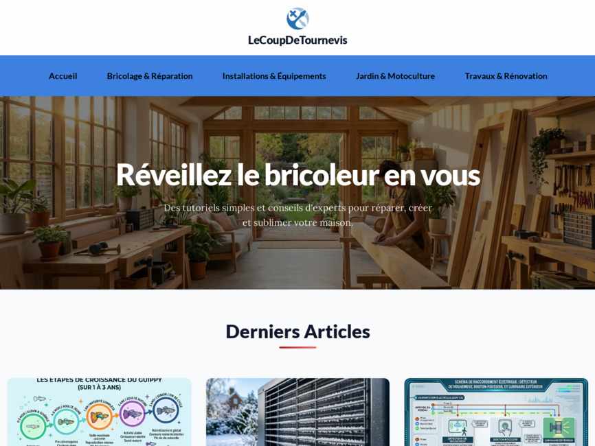 Lecoupdetournevis : maison, jardinage & bricolage