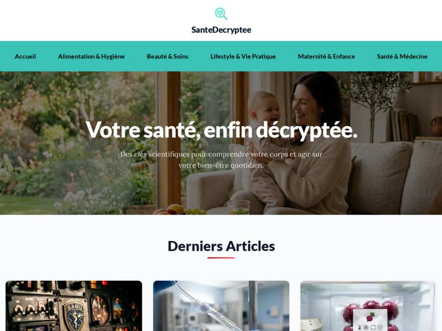 Santedecryptee : vos conseils sant�&copy;, bien-être et beaut�&copy;