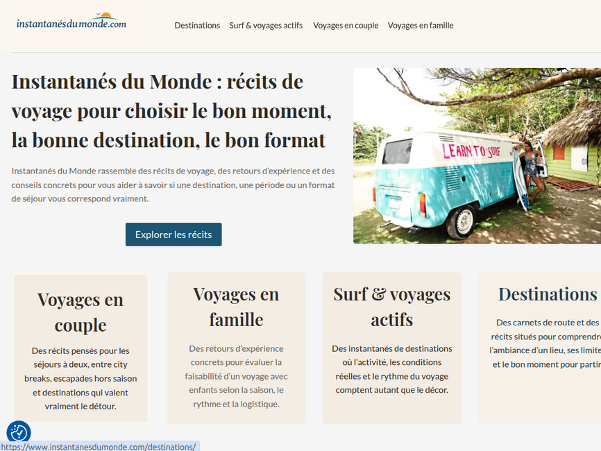 Instantan�s du monde &ndash; blog voyage d'exp�riences v�cues en couple & famille